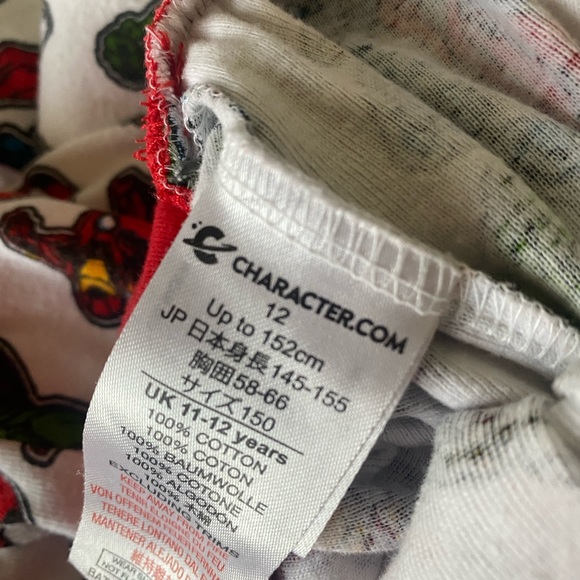 Avenger Pajamas size 12 youth - Picture 3 of 5